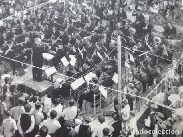 Collecting paper: LIRIA VALENCIA BANDA DE MUSICA ANTIGUO HUECOGRABADO