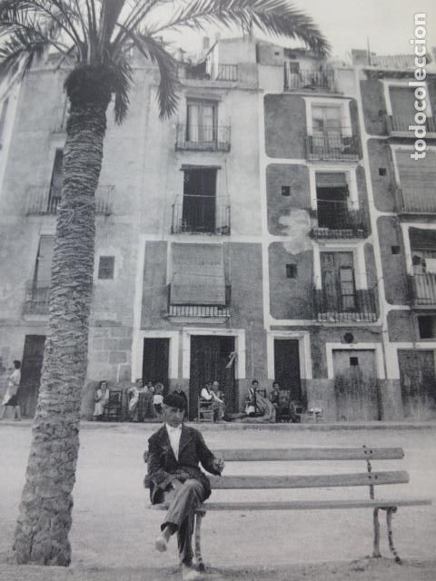 Coleccionismo: VILLAJOYOSA ALICANTE DETALLE URBANO ANTIGUO HUECOGRABADO