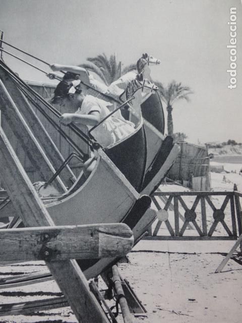 Coleccionismo: VILLAJOYOSA ALICANTE LA PLAYA ANTIGUO HUECOGRABADO
