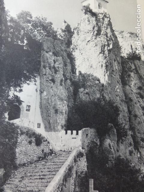 Coleccionismo: GUADALEST ALICANTE VISTA ANTIGUO HUECOGRABADO
