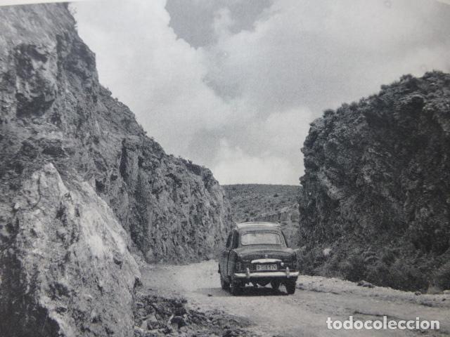 Coleccionismo: SIERRA DEL MAIGMO ALICANTE ESCENA CARRETERA ANTIGUO HUECOGRABADO