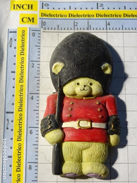 Collezionismo: IM&Aacute;N DE NEVERA. SOUVENIR RECUERDO. INGLATERRA. OSITO PELUCHE BEEFEATER