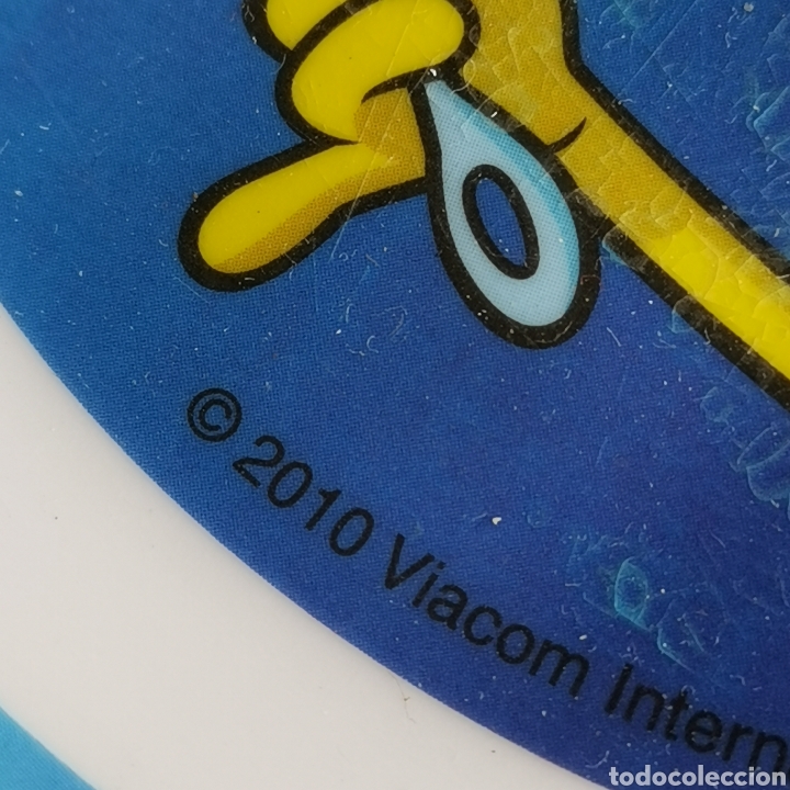 Coleccionismo: Plato de pl&aacute;stico de Bob esponja del 2010. - Foto 2