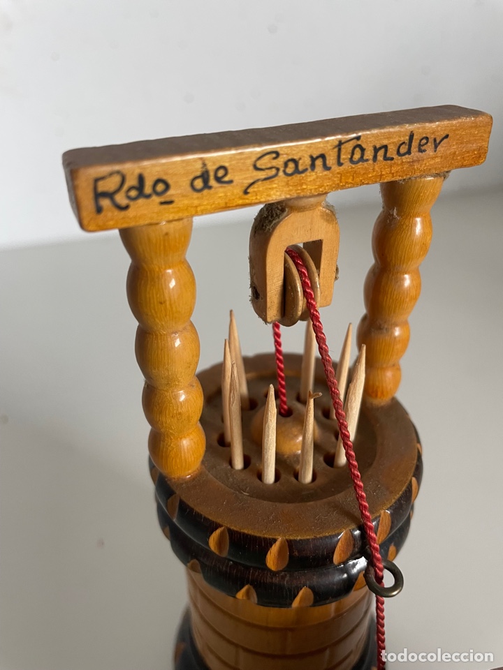 Coleccionismo: Palillero recuerdo de Santander - Foto 2