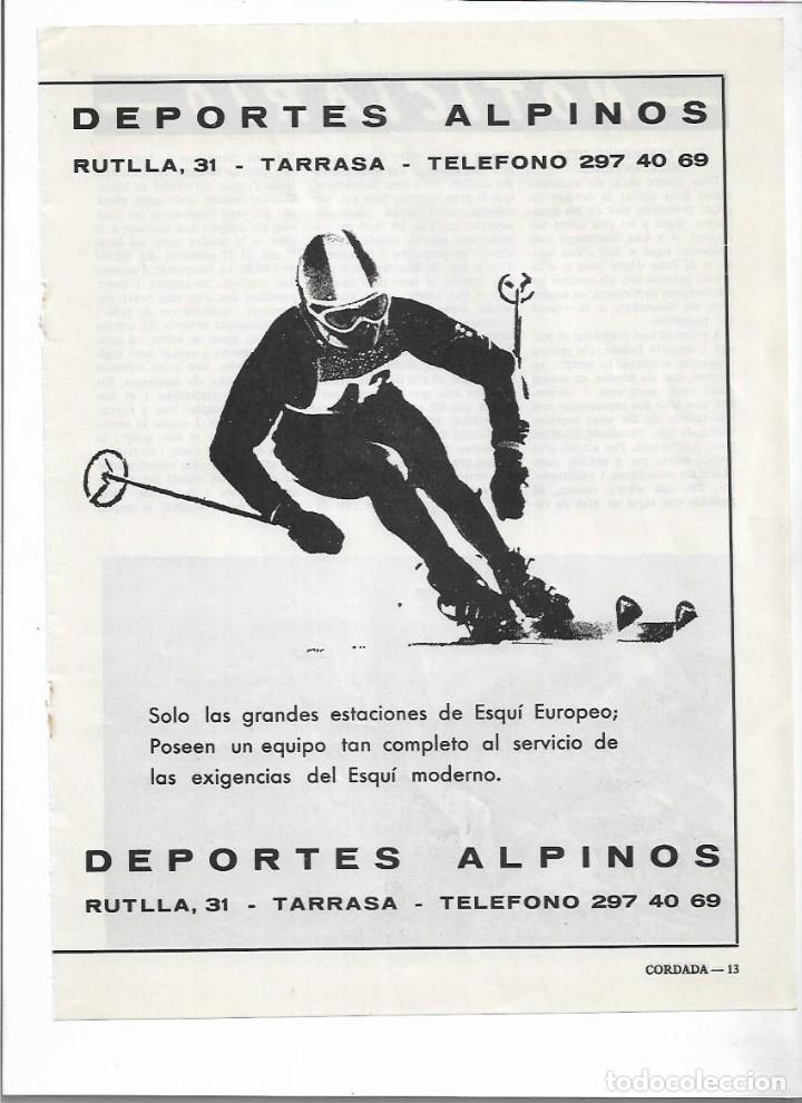 Coleccionismo: A&Ntilde;O 1971 RECORTE PRENSA PUBLICIDAD DEPORTES ALPINOS TERRASSA EQUIPACION ESQUI SKI SERVICE FIJACIONES