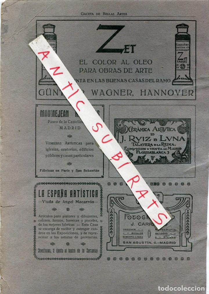 Coleccionismo: RECORTE DE PRENSA A&Ntilde;O 1926 PUBLICIDAD CERAMICA ARTISTIA J. RUIZ LUNA DOTOGRABADO CARRASCO MADRID