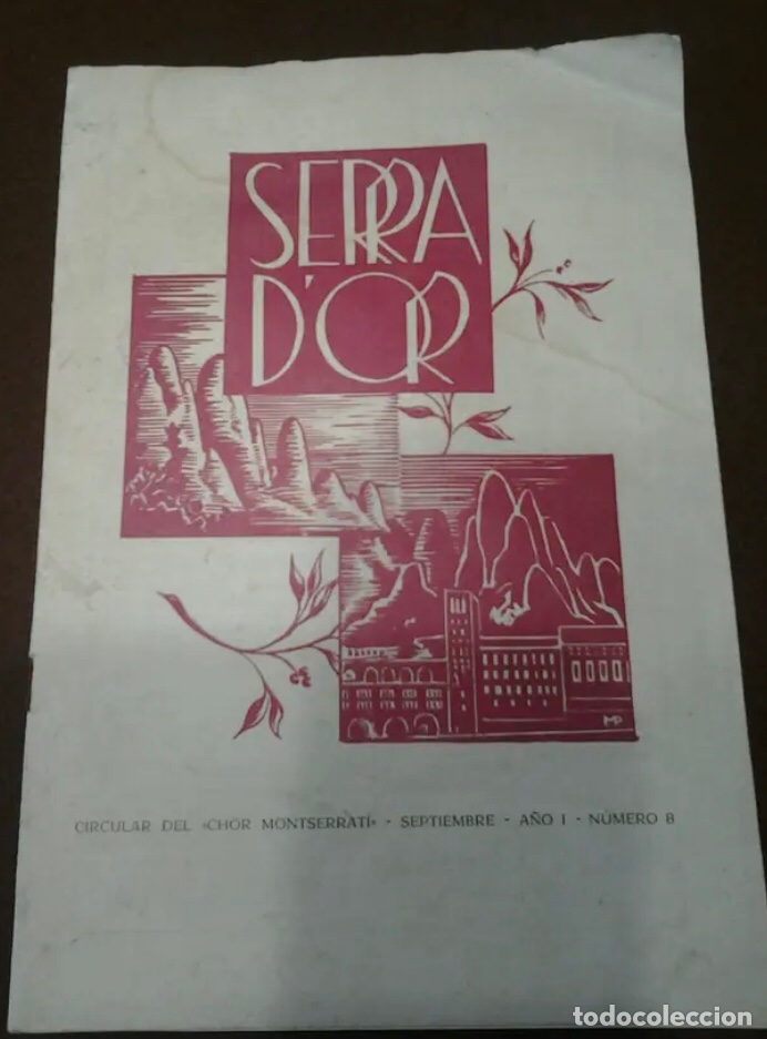 Coleccionismo: SERRA D'OR. CIRCULAR MONTSERRAT&Iacute;. A&Ntilde;O 1955