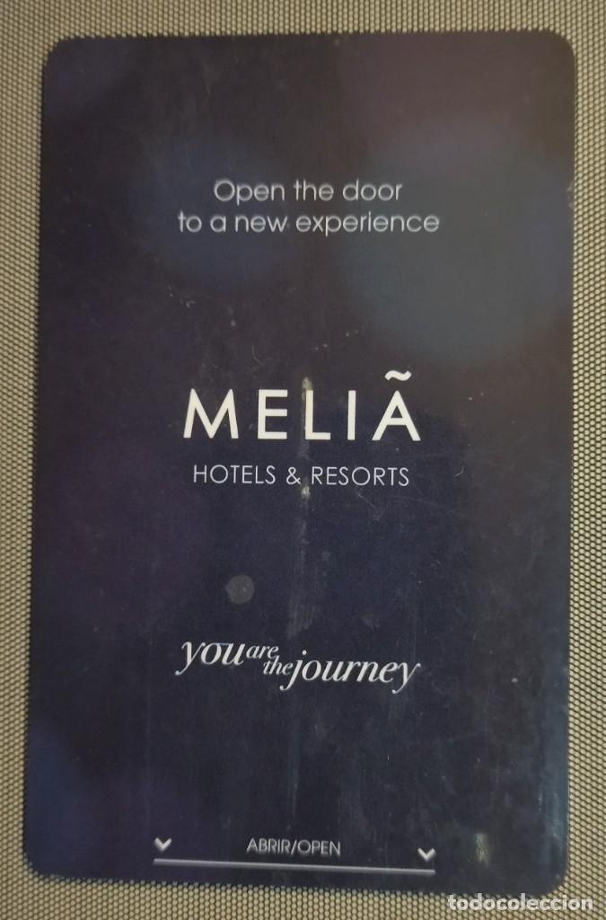 Coleccionismo: LLAVE TARJETA HOTEL MELI&Aacute; AVENIDA AM&Eacute;RICA.(MADRID).