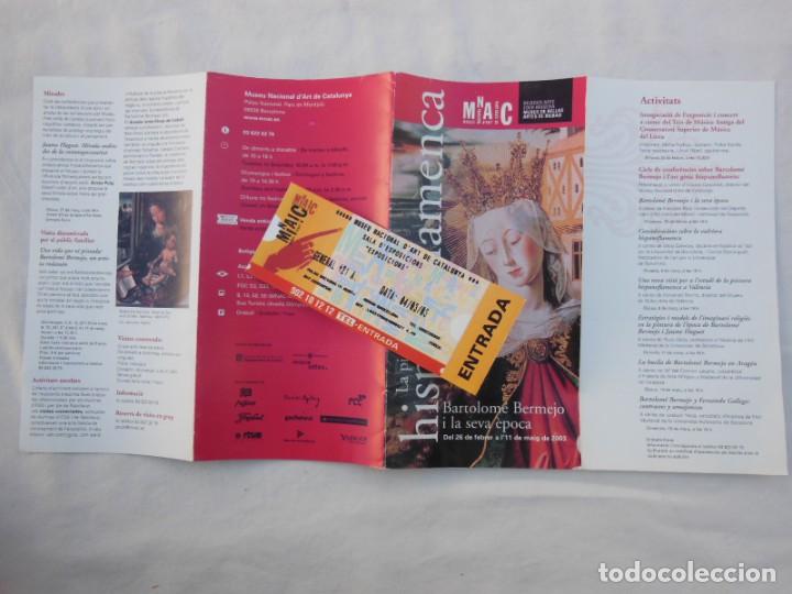 Colecionismo: ANTIGUO FOLLETO / OLD LEAFLET: EXPOSICI&Oacute;N LA PINTURA G&Oacute;TICA HISPANOFLAMENCA BARTOLOM&Eacute; BERMEJO