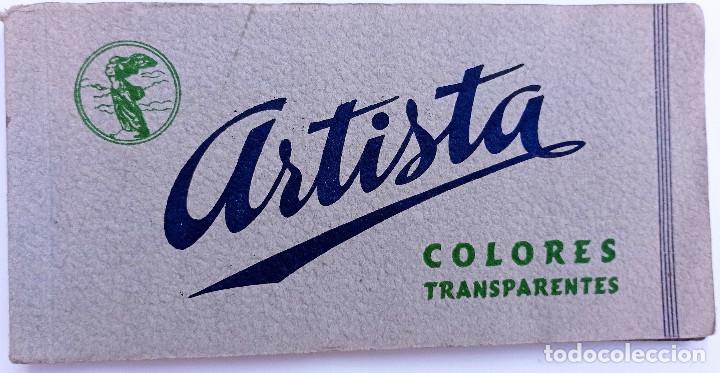 Coleccionismo: GU&Iacute;A ART&Iacute;STiCA DE COLORES TRANSPARENTES &rdquo;Artista&rdquo;. Primeros Siglo XX