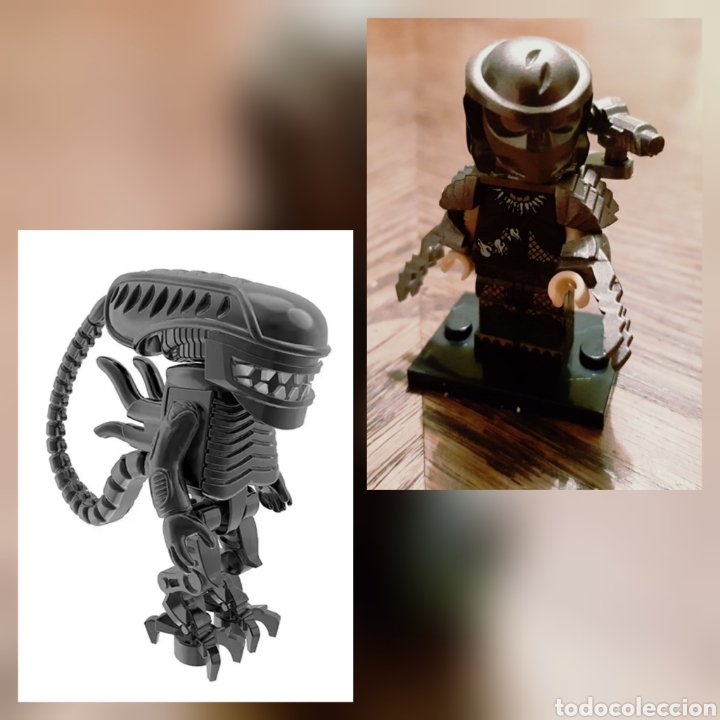 Coleccionismo: Alien vs predator minifigura bloques - Foto 1