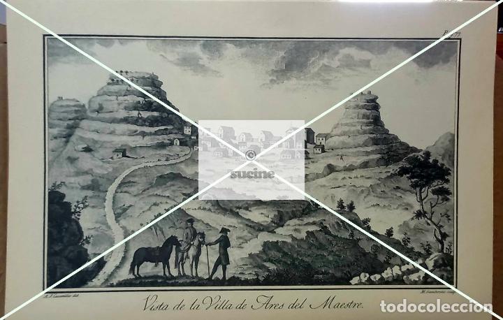 Collezionismo: OBSERVACIONES SEG&Uacute;N A.J.CAVANILLES DE ARES DEL MAESTRE EN LAMINA PARA ENCUADERNAR 30X40