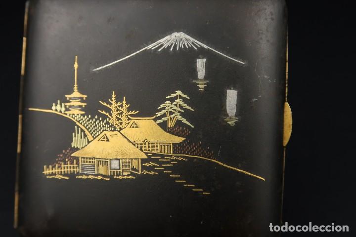 Coleccionismo: Antigua Pitillera Japonesa - Foto 3