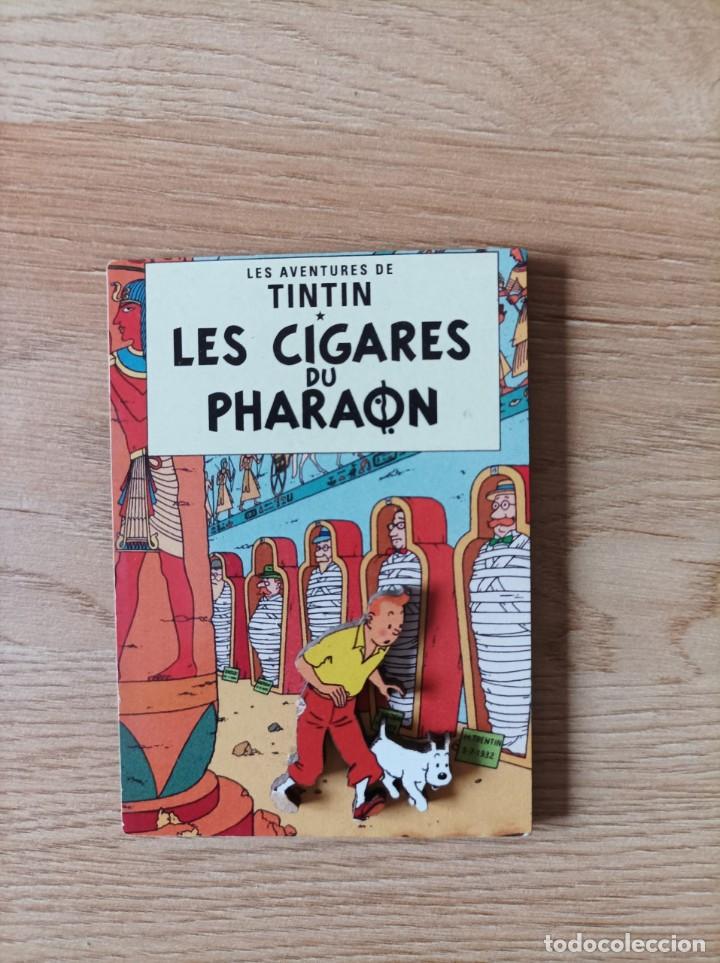 Coleccionismo: IMAN EN RELIEVE TINTIN LOS CIGARROS DEL FARAON 9,3 X 6,3 CM NUEVO