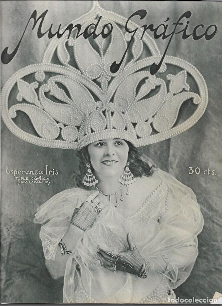 Colecionismo: A&Ntilde;OS 20 RECORTE PRENSA ESPERANZA IRIS ARTISTA DE OPERETA TIPLE COMICA FOTOGRAFIA CALVACHE