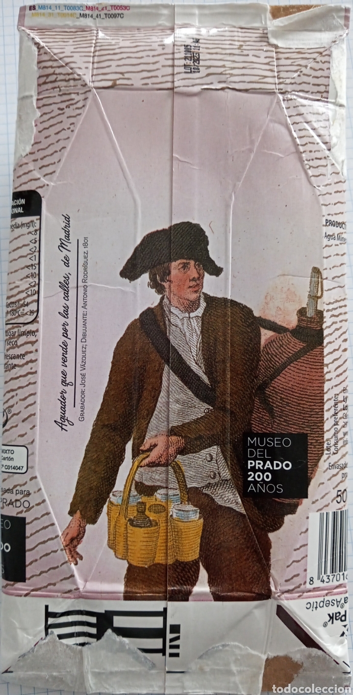 Coleccionismo: TETABRIK AGUA MUSEO DEL PRADO