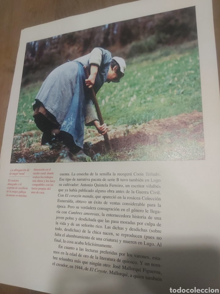 Coleccionismo: RECORTE LIBRO MUJER RURAL ESP&Iacute;RITU SACRIFICIO