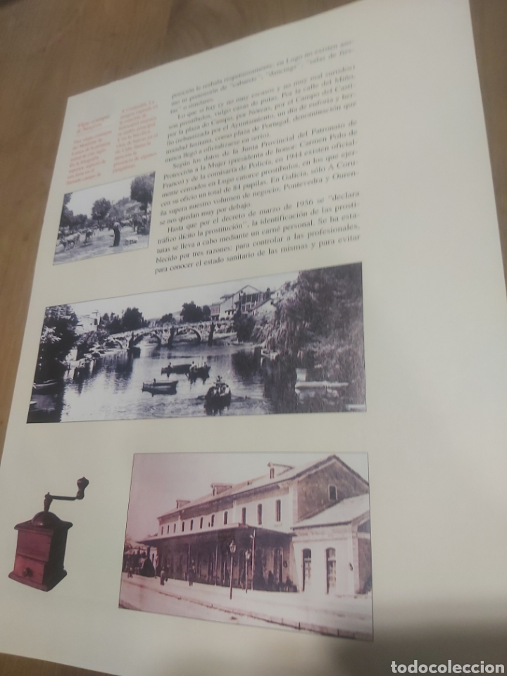 Coleccionismo: HOjA LIBRO MONFORTE LEMOS ESTACI&Oacute;N TREN RIO CABE MERCADO