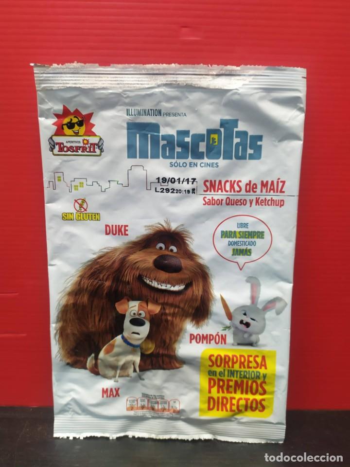 Coleccionismo: envoltorio tosfrit promocion cromos mascotas no bimbo no panrico no cropan