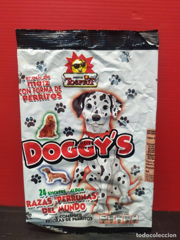 Coleccionismo: envoltorio tosfrit promocion cromos doggys no bimbo no panrico no cropan