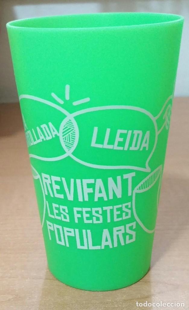 Collecting: Vaso pl&aacute;stico duro - La Sirollada - Lleida - Revifant les Festes Populars - Alto 12cm 1