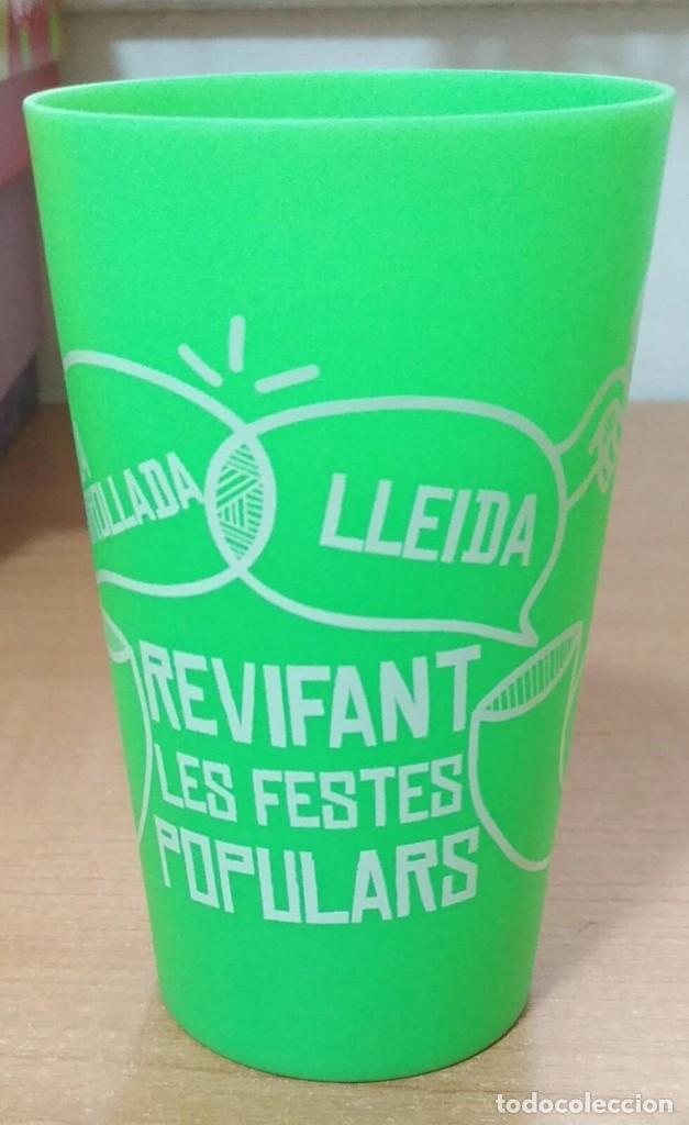 Collecting: Vaso pl&aacute;stico duro - La Sirollada - Lleida - Revifant les Festes Populars - Altura 12cm 2