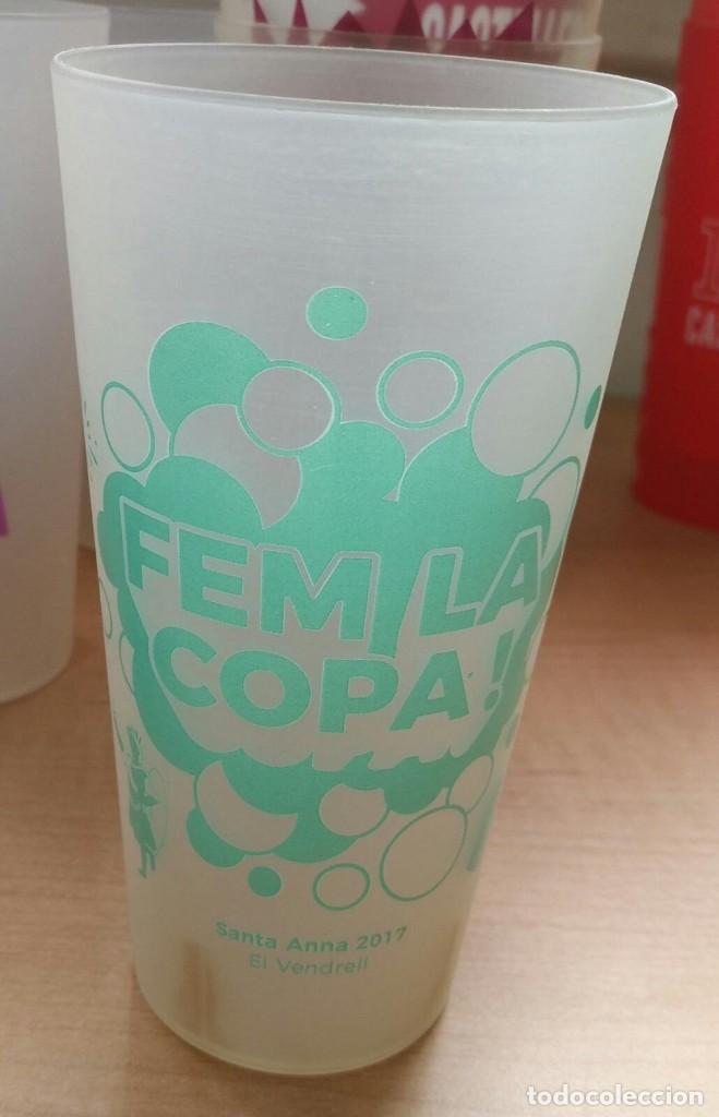 Collecting: Vaso pl&aacute;stico duro - Fem la Copa / Santa Anna 2017 / El Vendrell - Alto 14cm