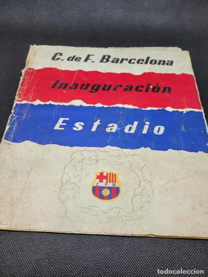 Coleccionismo: Programa Inauguraci&oacute;n Nou Camp Bar&ccedil;a - Foto 1