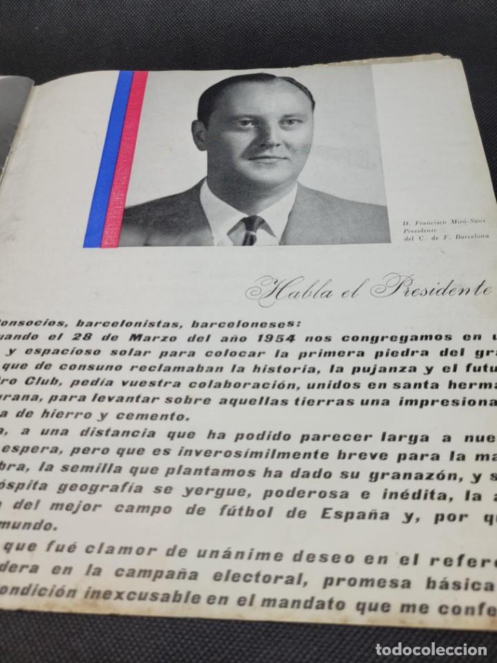 Coleccionismo: Programa Inauguraci&oacute;n Nou Camp Bar&ccedil;a - Foto 5