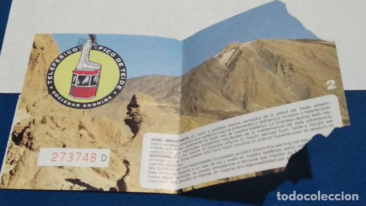 Collectionnisme: tiket entrada para subir al telef&eacute;rico del pico de Teide y las casas de los Balcones en Tenerife