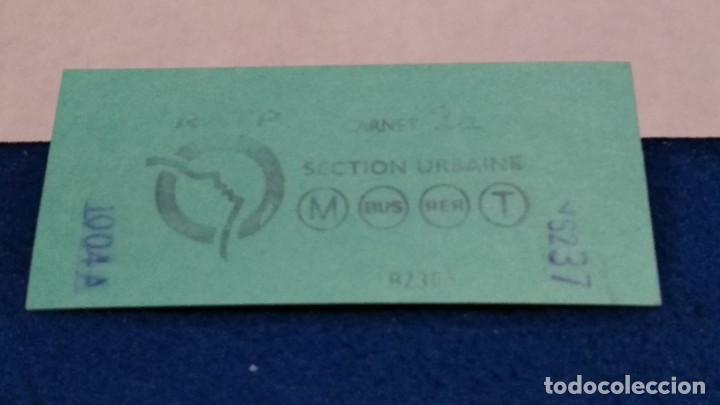 Collezionismo: BILLETE METRO PARIS FRANCIA A&Ntilde;O 1993
