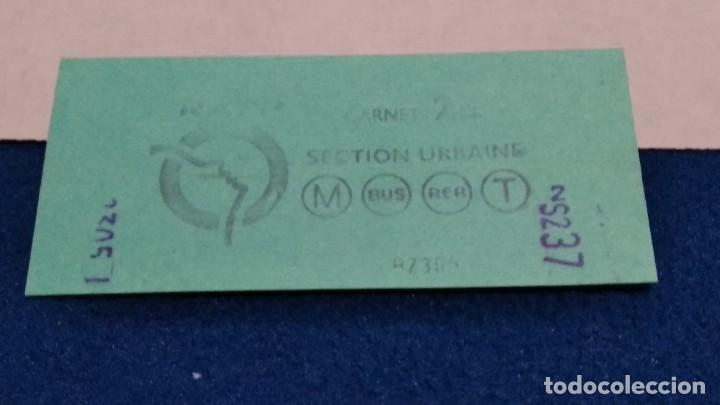 Collezionismo: BILLETE METRO PARIS FRANCIA A&Ntilde;O 1993