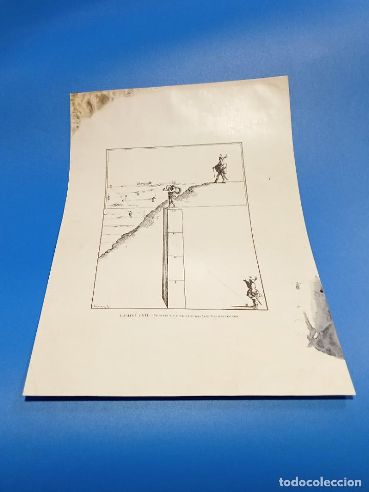 Collectionnisme: LAMINA. LXII. PERSPECTIVA DE ALTURAS DE VALENCIENNES. 22 X 32 CM