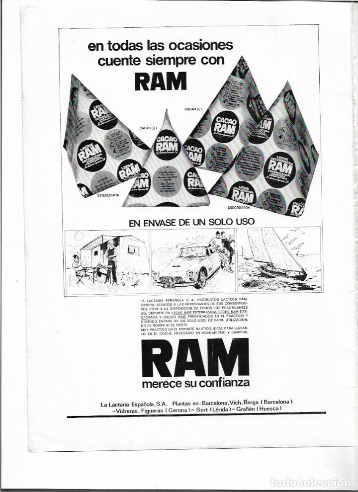 Collectionnisme: A&Ntilde;O 1968 RECORTE PRENSA PUBLICIDAD LECHE CACAO RAM LA LACTARIA ESPA&Ntilde;OLA ENVASE DE UN SOLO USO