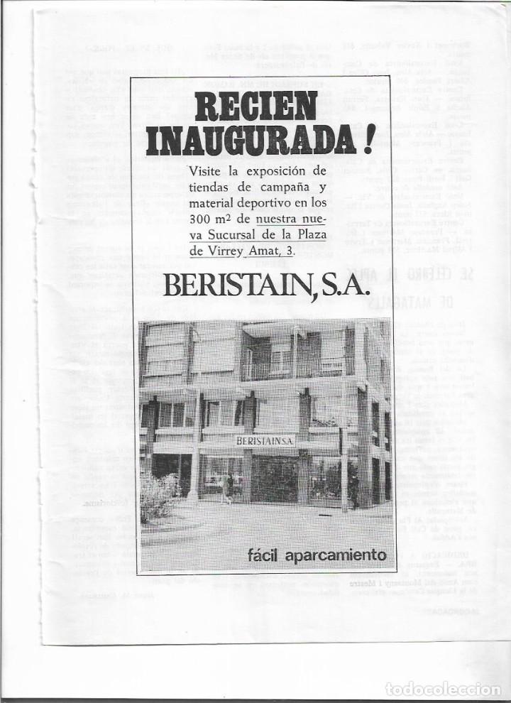 Colecionismo: A&Ntilde;O 1968 RECORTE PRENSA DEPORTES NUEVA TIENDA BERISTAIN S.A. TIENDAS DE CAMPA&Ntilde;A MATERIAL DEPORTIVO