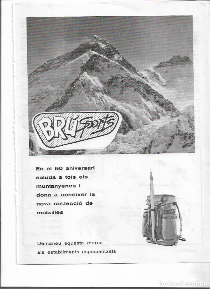 Colecionismo: A&Ntilde;O 1968 RECORTE PRENSA PUBLICIDAD DEPORTES TIENDA BRU SPORTS MOTCHILAS MOTXILLES MONTA&Ntilde;A