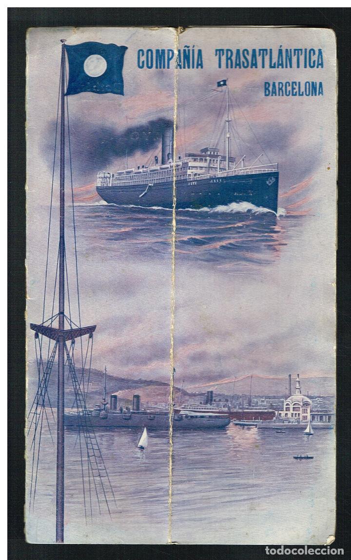 Collectionnisme: COMPA&Ntilde;&Iacute;A TRASATL&Aacute;NTICA BARCELONA - PASAJEROS DEL INFANTA ISABEL DE BORB&Oacute;N 1926