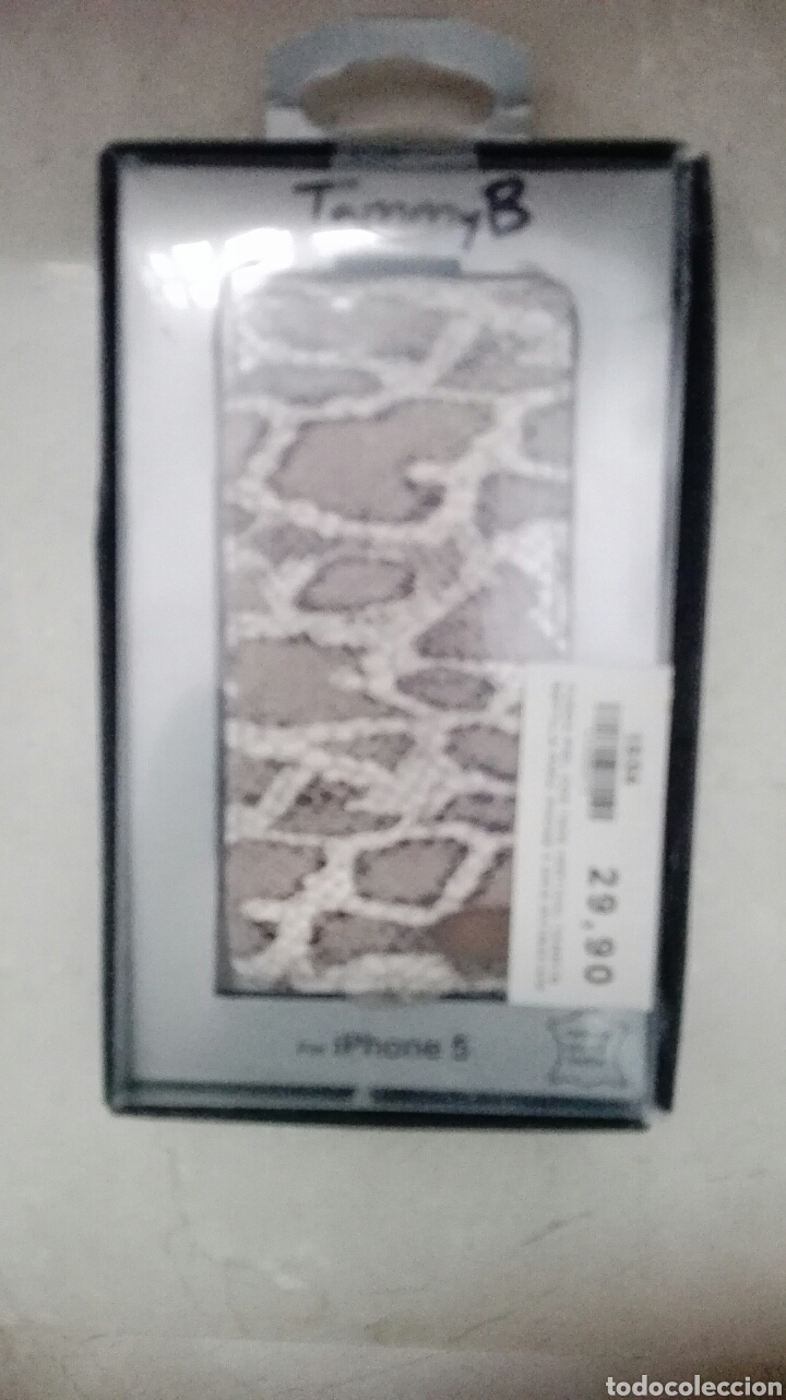 Coleccionismo: Funda en piel tapa vertical Tammy B para iPhone 5. Ideal para coleccionistas