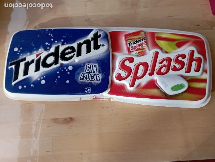 Coleccionismo: PUBLICIDAD DOBLE CARA,CHICLES TRIDENT. - Foto 3