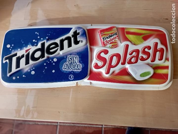 Coleccionismo: PUBLICIDAD DOBLE CARA,CHICLES TRIDENT. - Foto 1
