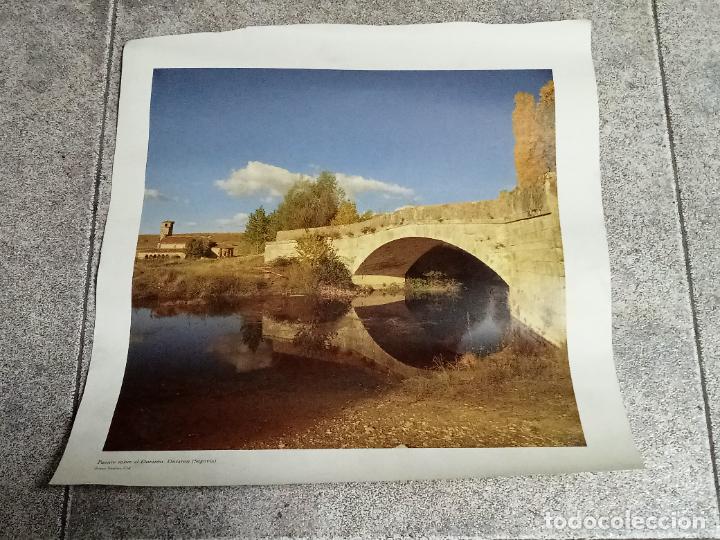 Collezionismo: LAMINA. IMAGEN DE PUENTE SOBRE EL DURAT&Oacute;N. DURAT&Oacute;N, SEGOVIA. 35 X 35