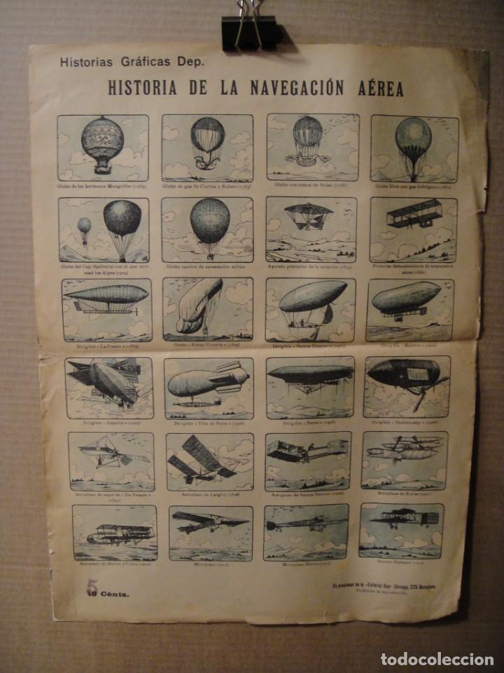 Coleccionismo: historia de la navegacion aerea - historias graficas dep