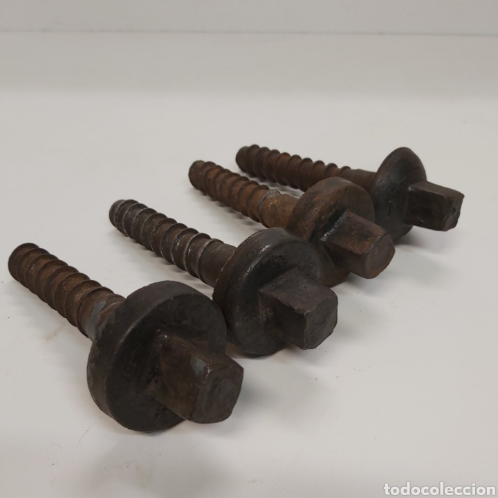 Coleccionismo: Tornillos traviesas ferroviarias - Foto 1