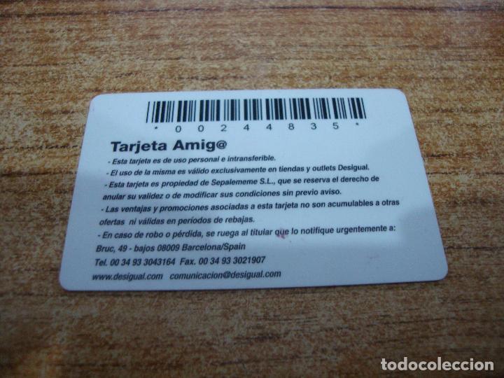 Coleccionismo: TARJETA PLASTICO DESIGUAL - Foto 2