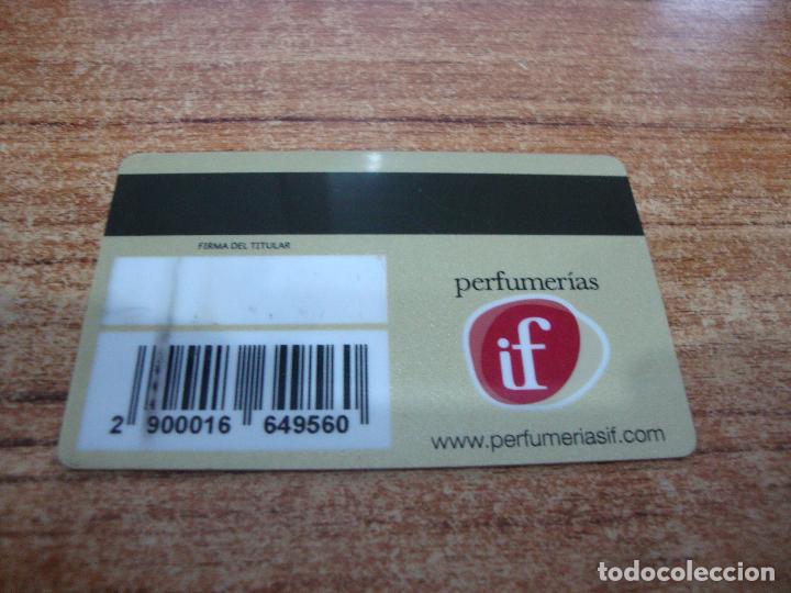 Coleccionismo: TARJETA PLASTICO PERFUMERIAS IF - Foto 2