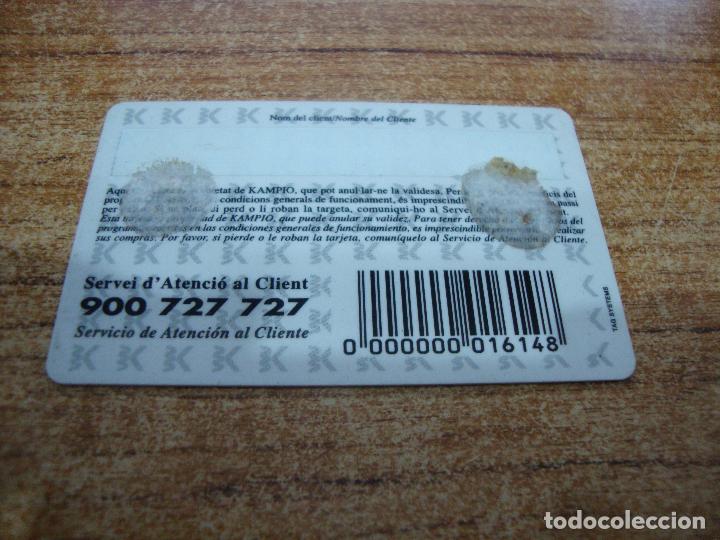 Coleccionismo: TARJETA PLASTICO CLIENT KAMPIO - Foto 2