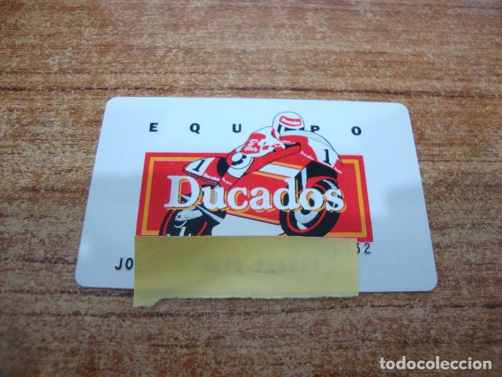 Coleccionismo: TARJETA PLASTICO EQUIPO DUCADOS - Foto 1