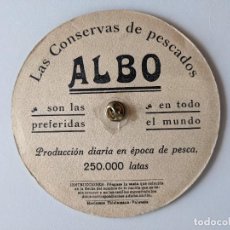 Coleccionismo: CONSERVAS ALBO - VIGO - DISCO GEOGRAFICO DE EURORA - RARO. Lote 329300548