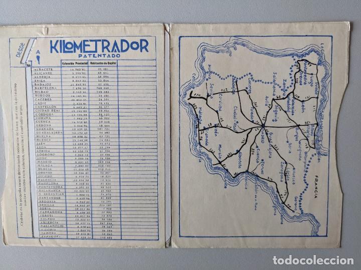 Coleccionismo: KILOMETRADOR DE ESPA&Ntilde;A - RARO - Foto 2