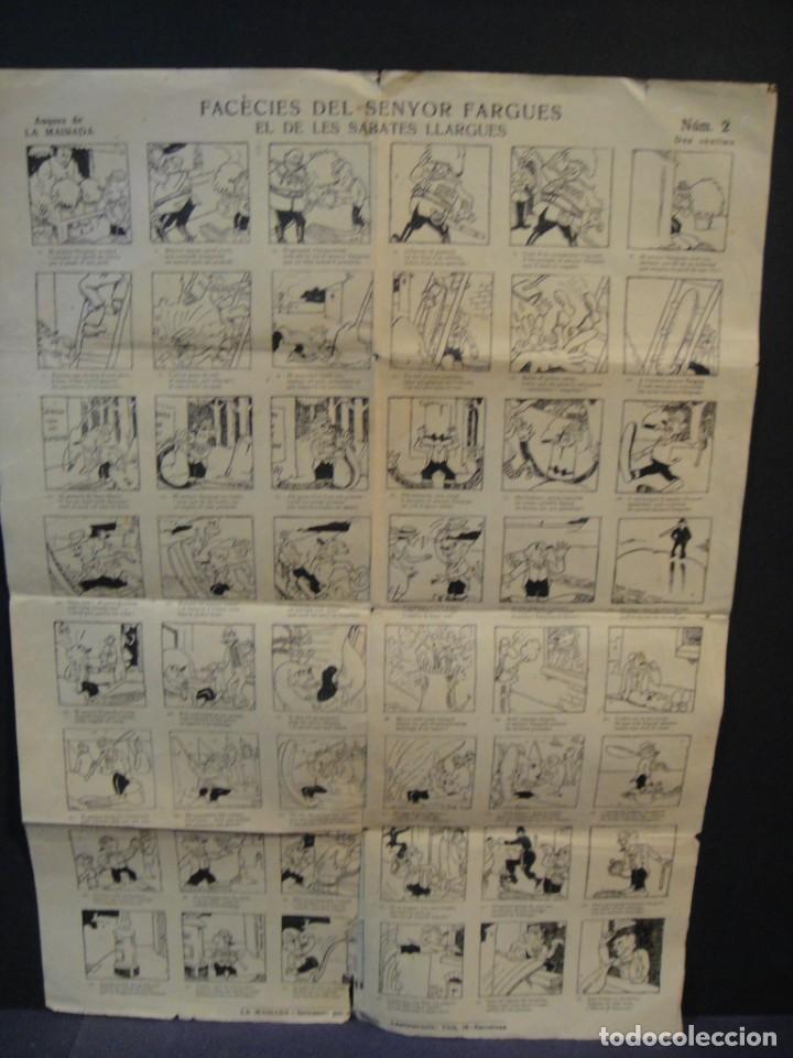 Coleccionismo: fac&egrave;cies del senyor fargues ,el de les sabates llarges - auques de la mainada n&ordm; 2 - original